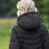 ELT extra meleg, hosszított téli lovas kabát Saphira Black - Image 8