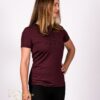 FAGER EQUESTRIAN női póló Fia Burgundy - Image 3