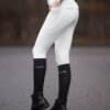 FAGER EQUESTRIAN teli szilikonos lovagló leggings Loui White - Image 5