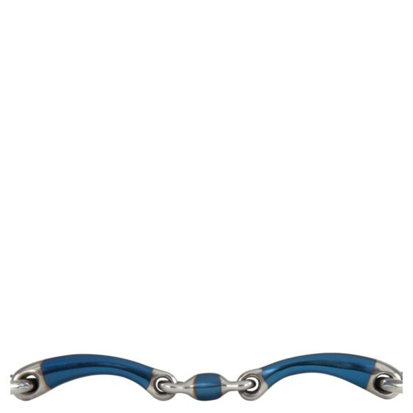 BR kétszertört csikózabla édes fémből Iron Magic System 14 mm - Image 2