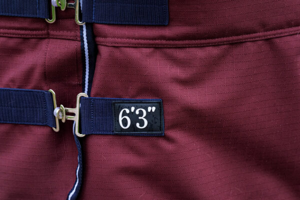 Equithéme karámtakaró 450 grammos töltettel Tyrex 1200D Burgundy - Image 2