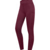 ELT teli szilikonos női lovagló leggings Ella Glam Velvet Red