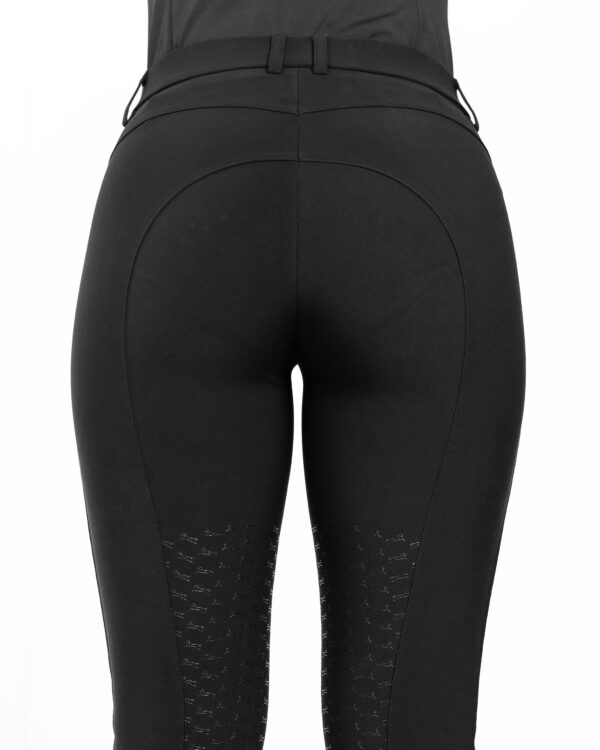 Fager Equestrian szilikon térdfoltos lovaglónadrág Erica Supreme Black - Image 7